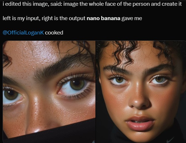 Nano Banana AI portrait enhancement examples